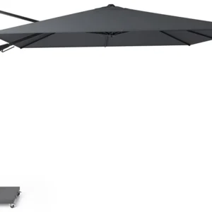 Platinum Challenger zweefparasol 3x3mT2 premium (incl. voet en hoes) faded black