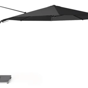 Platinum Challenger zweefparasol 3.5m T2 premium (incl. voet en hoes) faded black