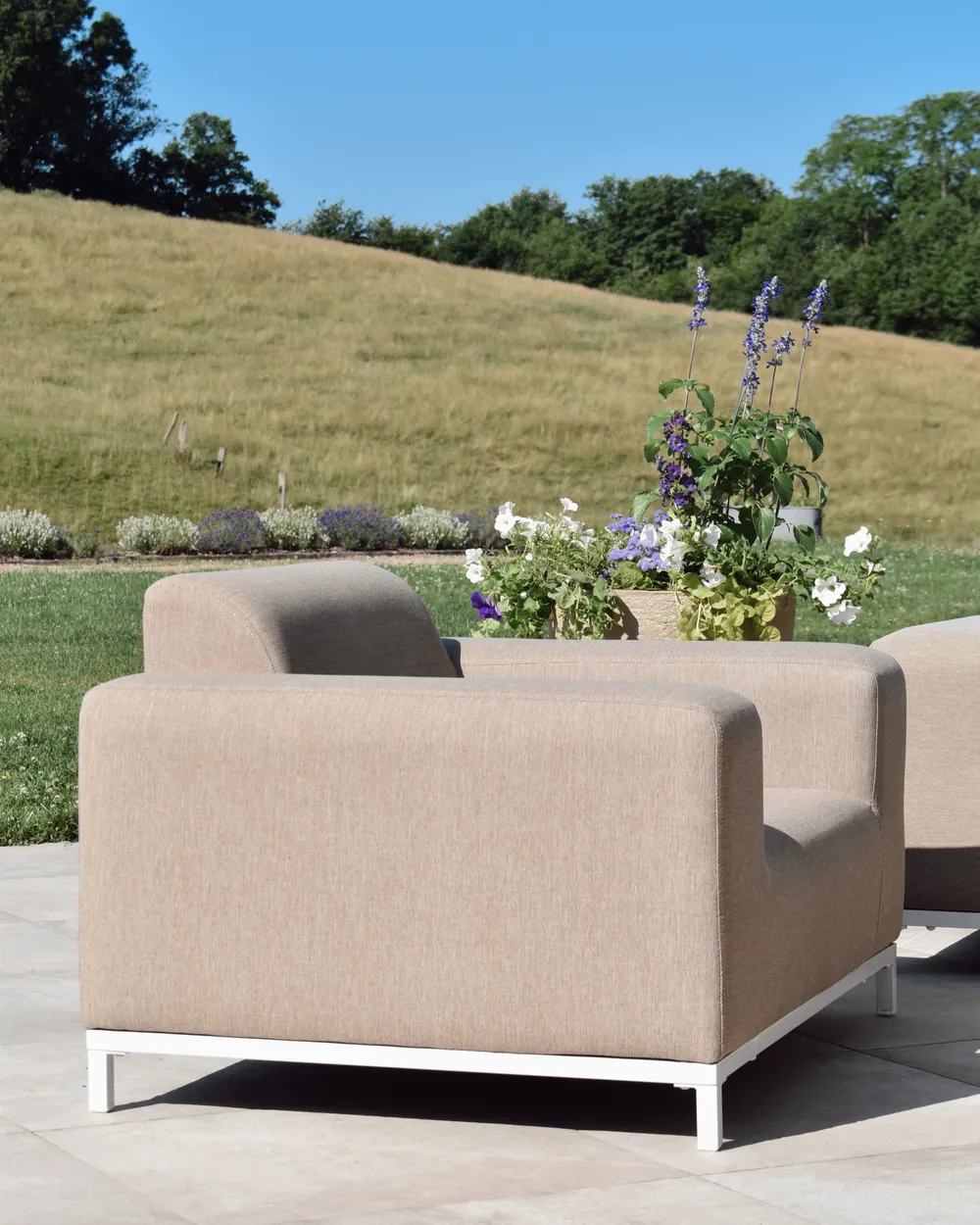 Loungeset met tafel 5-zits ROVIGO Beige - Afbeelding 6