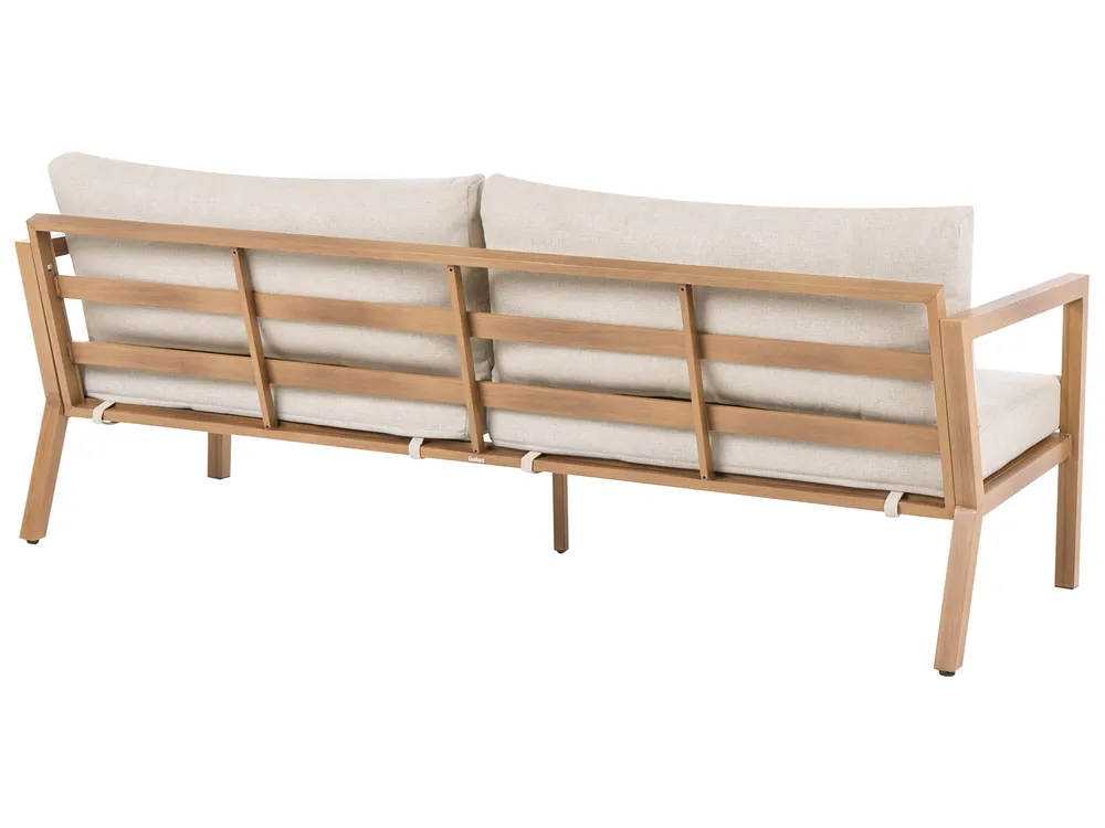 Loungeset met tafel 5-zits ONETA Metaal Lichtbruin - Afbeelding 6