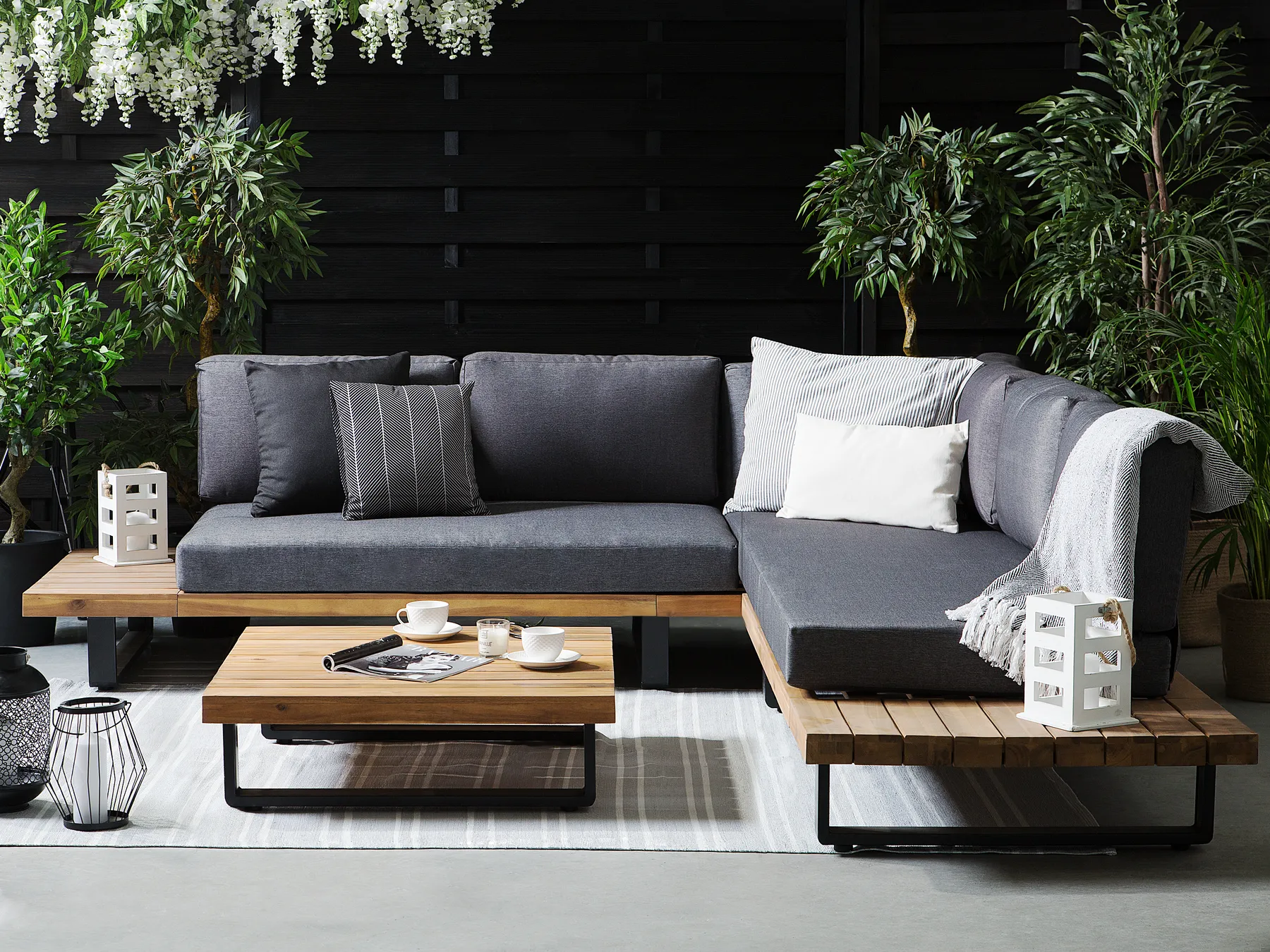 Tuin hoekloungeset MYKONOS