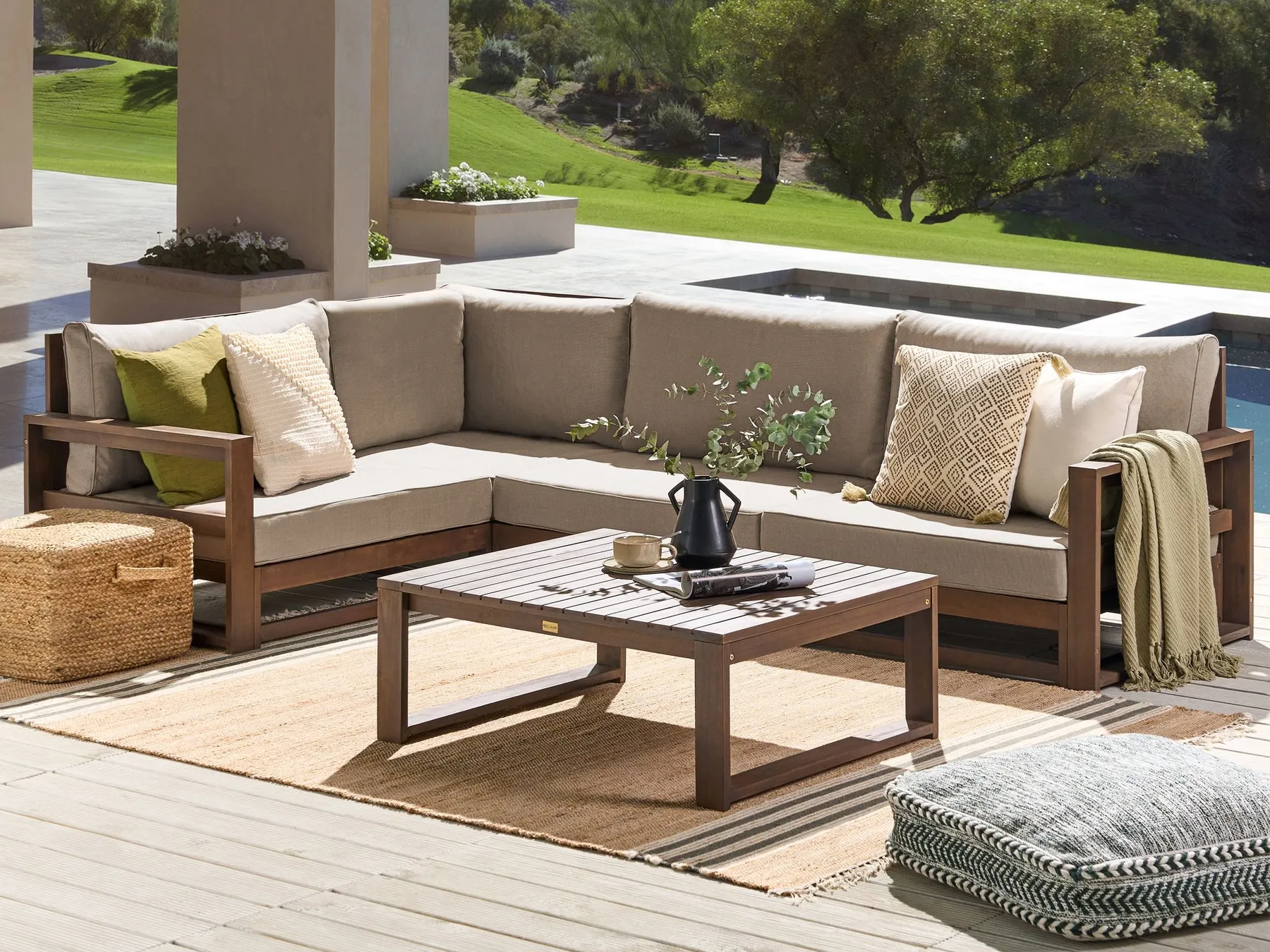 Tuin hoekloungeset TIMOR