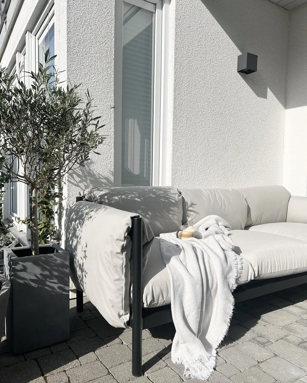 Tuin bankenset 5-zits ESPERIA Metaal Grijs - Afbeelding 2