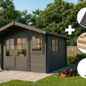 ECO Set Tuinhuis Gabriel 300 x 400 cm - grijs