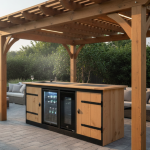 Buitenkeuken North Carolina – Luxe Buitenkeuken met Wijnkoeling en Geavanceerd Comfort
