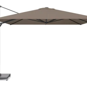 Platinum Challenger zweefparasol 3.5x3.5m T1 premium (excl. voet) havana