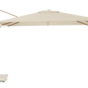 Platinum Challenger zweefparasol 2.6x3.5m T2 premium (excl.voet) champagne