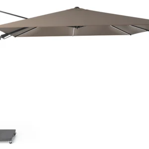 Platinum Challenger zweefparasol 3x3m T2 premium (excl. voet) havana GLOW