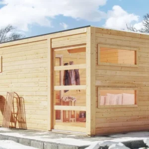 Karibu Hygge Buitensauna | Kachel 9 kW Externe Bediening