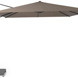 Platinum Challenger zweefparasol 3x3m T2 premium (incl. voet en hoes) havana