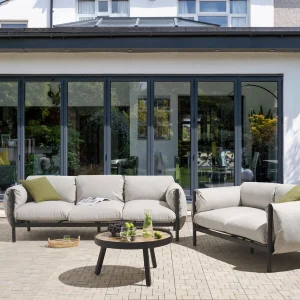 ESPERIA 5-zits Tuin Bankenset | Grijs Aluminium