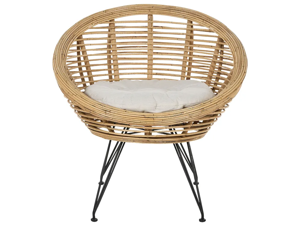 MARATEA/CESENATICO 4-zits Loungeset met Tafel Natuurlijk Rotan - Afbeelding 5