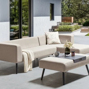 SORRIVOLI 4-zits Tuin Hoekloungeset met Tafel Linkszijdig | Beige