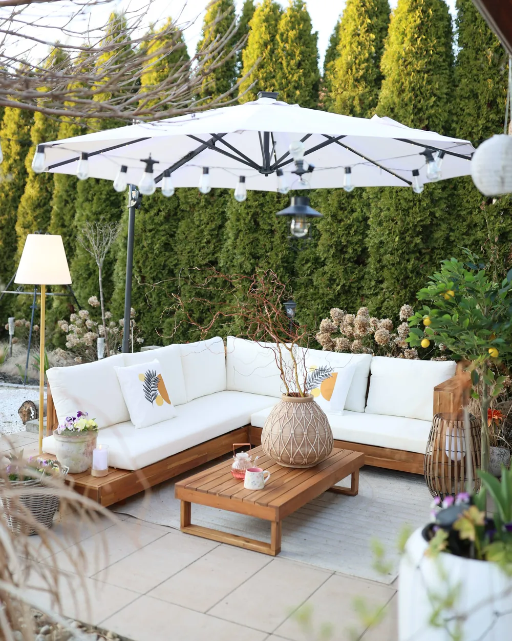 MARETTIMO 5-zits Tuin Hoekloungeset met Tafel Linkszijdig | Bruin - Afbeelding 2