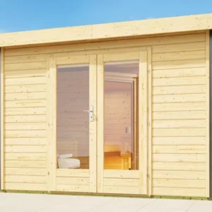 Karibu Mainburg 1 Sauna Set A | Kachel 9 kW Externe Bediening